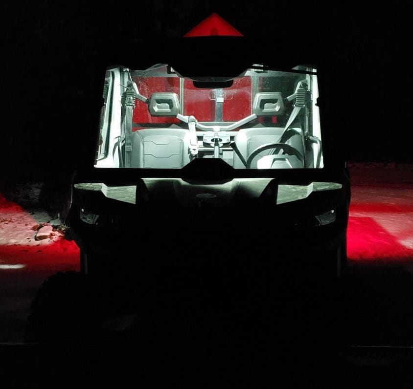 Interior Lights installed on a Can-Am